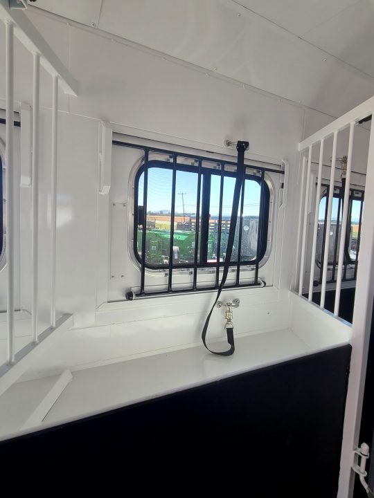 New 2027 Trails West Sierra 4H 15x19 Living Quarters-Hay Pod-Fold Down Bunk- Horse Trailer