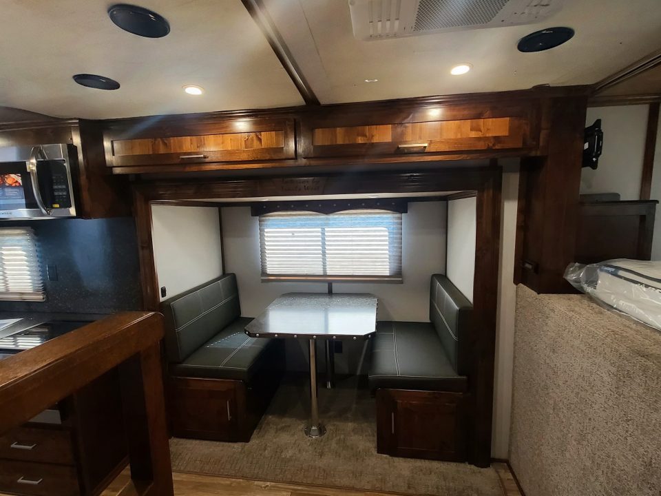 New 2027 Trails West Sierra 4H 15x19 Living Quarters-Hay Pod-Fold Down Bunk- Horse Trailer