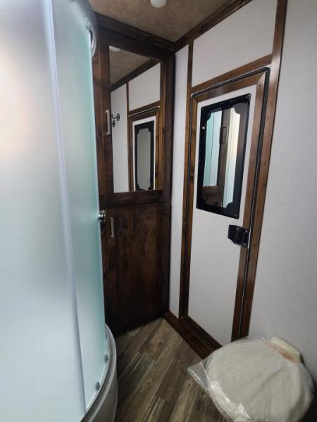 New 2027 Trails West Sierra 4H 15x19 Living Quarters-Hay Pod-Fold Down Bunk- Horse Trailer
