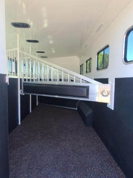 New 2027 Trails West Sierra 4H 15x19 Living Quarters-Hay Pod-Fold Down Bunk- Horse Trailer