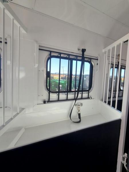 New 2027 Trails West Sierra 4H 15x19 Living Quarters-Hay Pod-Fold Down Bunk- Horse Trailer