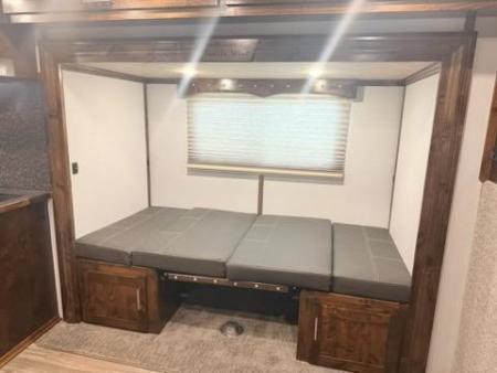 New 2027 Trails West Sierra 4H 15x19 Living Quarters-Hay Pod-Fold Down Bunk- Horse Trailer