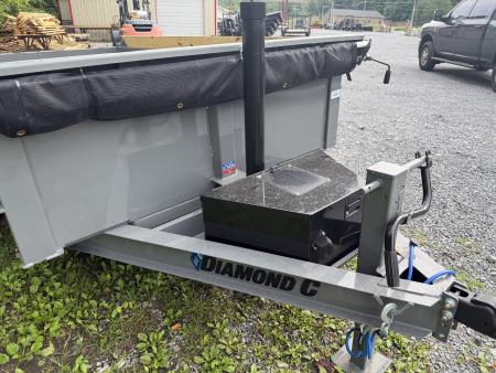 New 2028 Diamond C MDT206 Dump Trailer PACESETTER EDITION 6’5”X12’ SOLAR CHARGER ,12K JACK