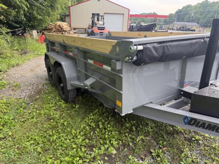 New 2028 Diamond C MDT206 Dump Trailer PACESETTER EDITION 6’5”X12’ SOLAR CHARGER ,12K JACK