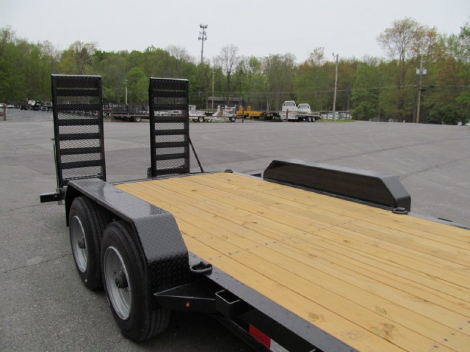 New Sure-Trac 7 X 17 + 3 17.6K Pro Series Equipment Trailer