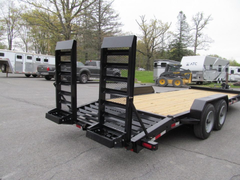 New Sure-Trac 7 X 17 + 3 17.6K Pro Series Equipment Trailer