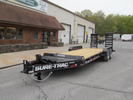 New Sure-Trac 7 X 17 + 3 17.6K Pro Series Equipment Trailer