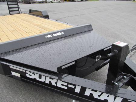 New Sure-Trac 7 X 17 + 3 17.6K Pro Series Equipment Trailer