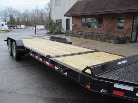 New Sure-Trac 7 X 18 + 4 17.6K Pro Series Tilt Equipment Trailer