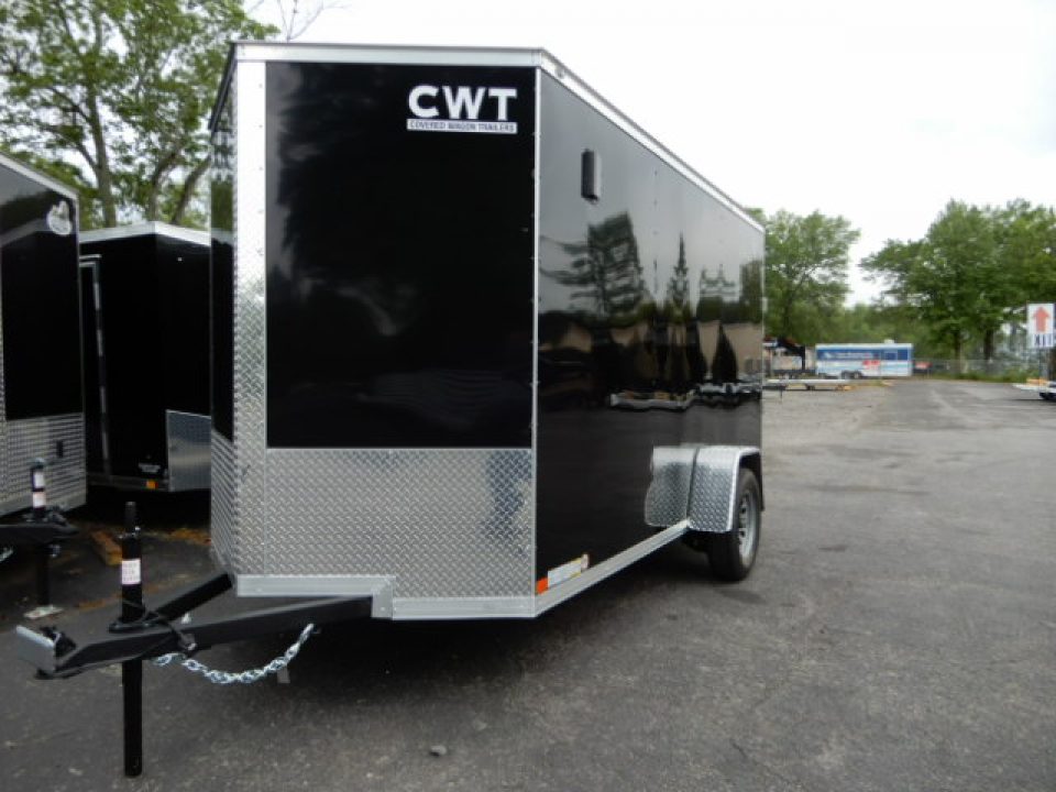 New 2027 Covered Wagon 6X12 Enclosed, 6'6" Height