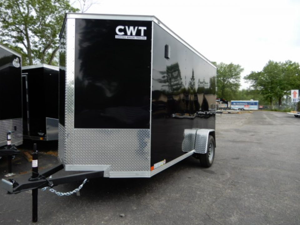 New 2027 Covered Wagon 6X12 Enclosed, 6'6" Height