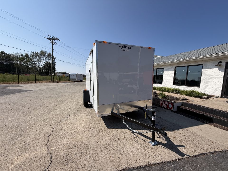 New 2027 Covered Wagon 6x12S' Enclosed, Economy Model, 6' Tall