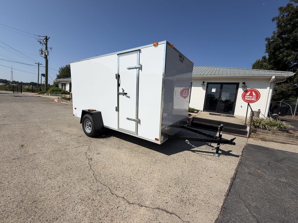 New 2027 Covered Wagon 6x12S' Enclosed, Economy Model, 6' Tall