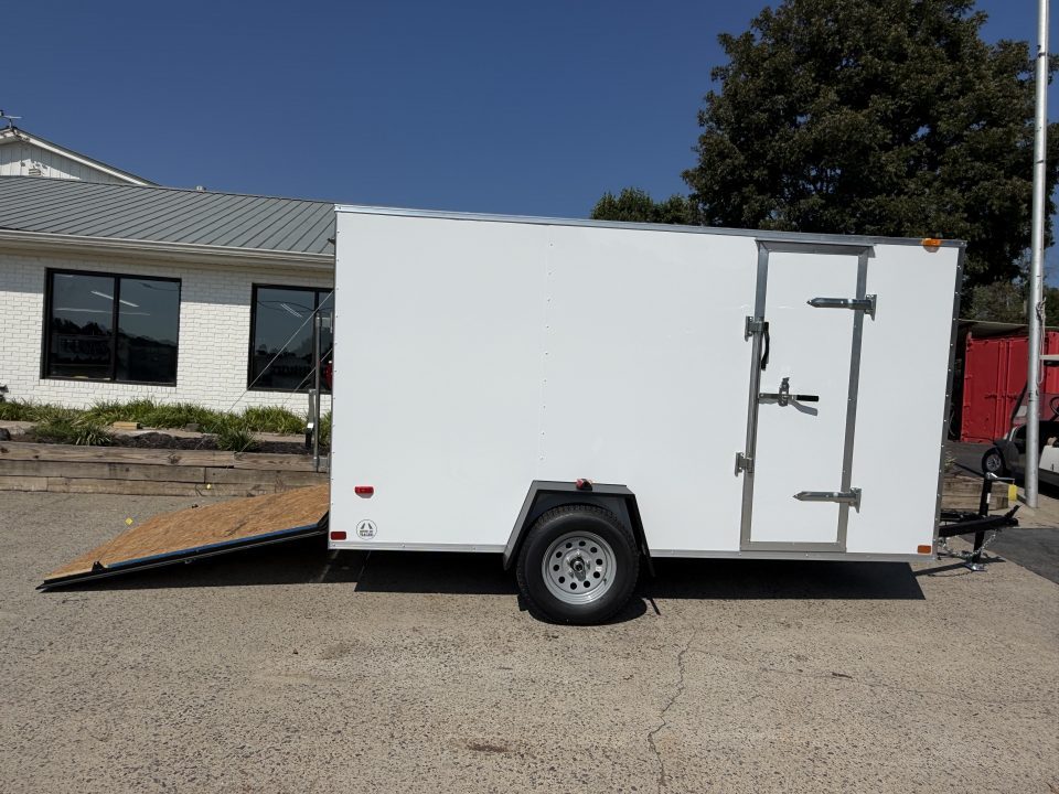 New 2027 Covered Wagon 6x12S' Enclosed, Economy Model, 6' Tall