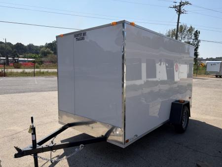 New 2027 Covered Wagon 6x12S' Enclosed, Economy Model, 6' Tall