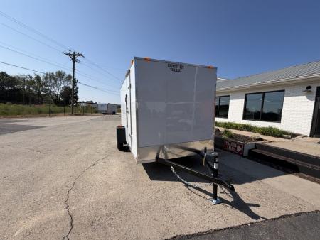 New 2027 Covered Wagon 6x12S' Enclosed, Economy Model, 6' Tall