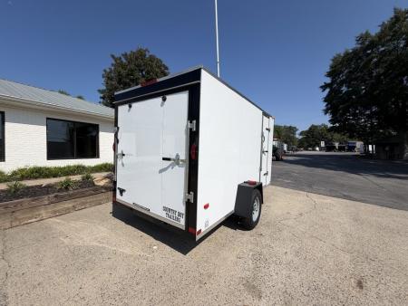 New 2027 Covered Wagon 6x12S' Enclosed, Economy Model, 6' Tall