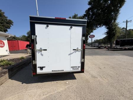 New 2027 Covered Wagon 6x12S' Enclosed, Economy Model, 6' Tall