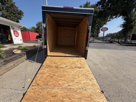 New 2027 Covered Wagon 6x12S' Enclosed, Economy Model, 6' Tall