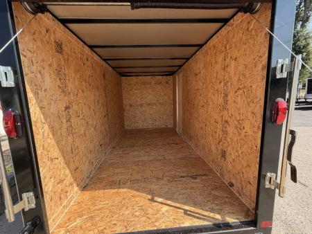 New 2027 Covered Wagon 6x12S' Enclosed, Economy Model, 6' Tall