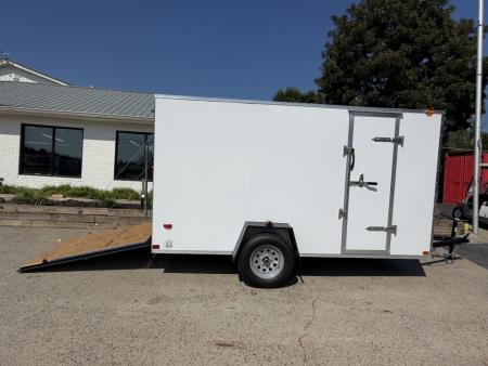 New 2027 Covered Wagon 6x12S' Enclosed, Economy Model, 6' Tall