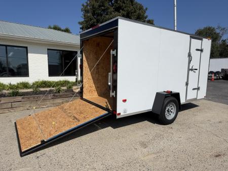 New 2027 Covered Wagon 6x12S' Enclosed, Economy Model, 6' Tall