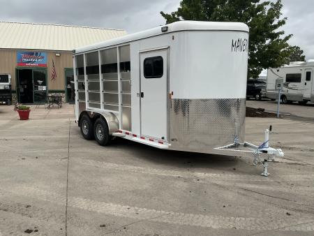 New 2027 MAVERICK 3HS-9.9K 7'6  Horse Trailer