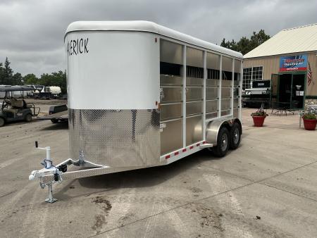 New 2027 MAVERICK 3HS-9.9K 7'6" Horse Trailer