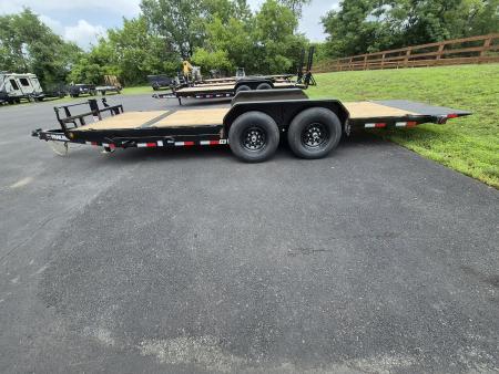 New 2027 PJ Trailers 20' x 6" Channel Equipment Tilt Trailer