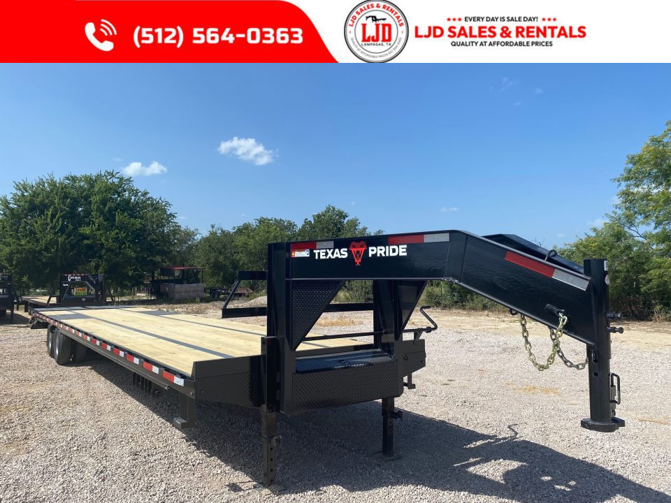 New 2026 Texas Pride - Gooseneck Flatbed Trailer 40’ - 26K GVWR