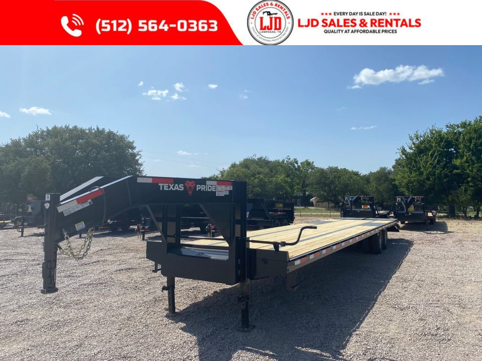 New 2026 Texas Pride - Gooseneck Flatbed Trailer 40’ - 26K GVWR