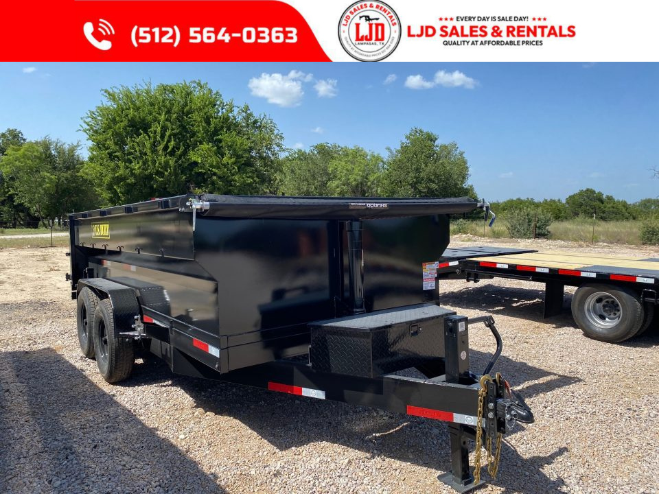 New 2026 US Built - 14'x3' - Tarp - 16K GVWR - Dump Trailer
