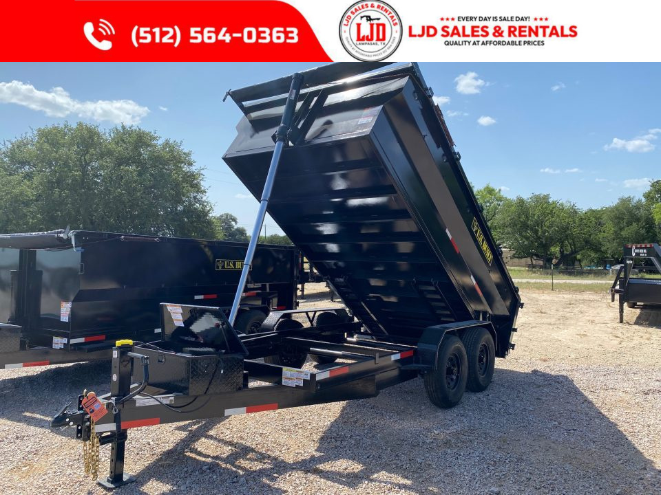 New 2026 US Built - 14'x3' - Tarp - 16K GVWR - Dump Trailer