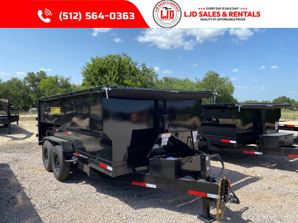 New 2026 US Built - 14'x4' - Tarp - 16K GVWR - Dump Trailer
