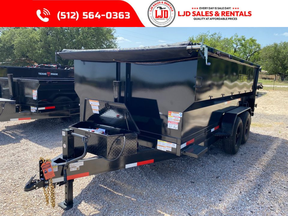 New 2026 US Built - 14'x4' - Tarp - 16K GVWR - Dump Trailer