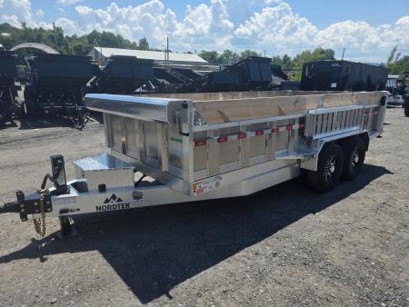 New 2026 Nordtek 82X16 14K - ALUMINUM Dump Trailer