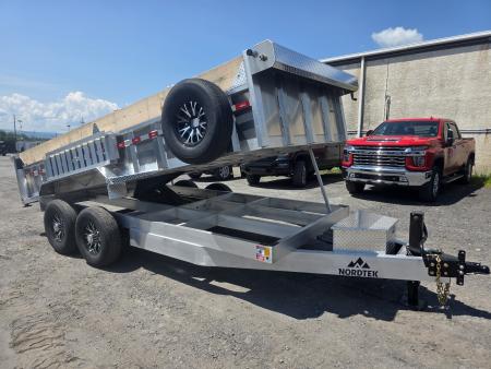 New 2026 Nordtek 82X16 14K - ALUMINUM Dump Trailer