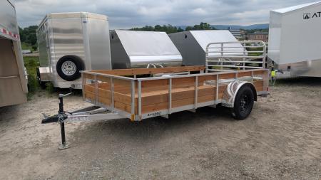 New 2027 Legend 6x12 Open Aluminum High Wood Side Trailer
