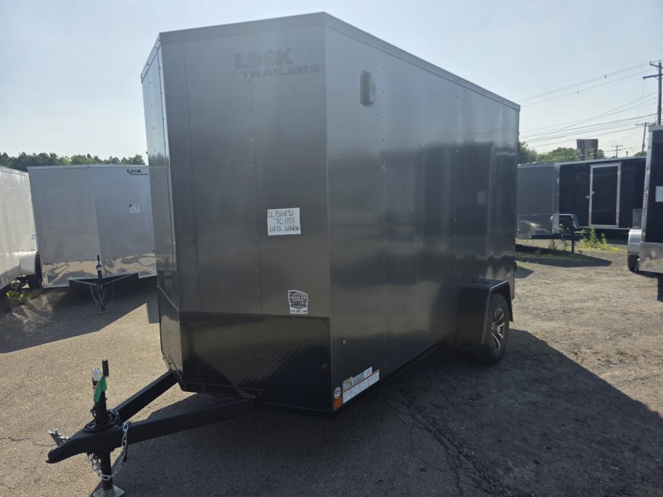 New 2026 Look Trailers ST DLX 6X12 - 7' - BARN DOORS Cargo / Enclosed Trailer