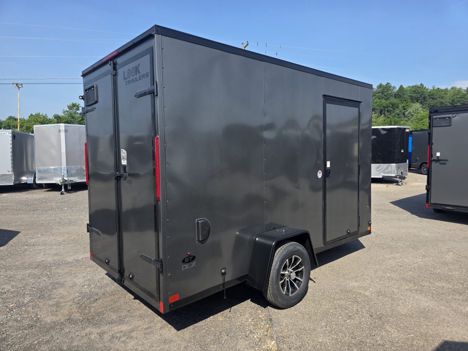 New 2026 Look Trailers ST DLX 6X12 - 7' - BARN DOORS Cargo / Enclosed Trailer
