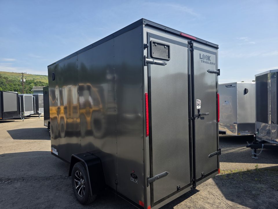New 2026 Look Trailers ST DLX 6X12 - 7' - BARN DOORS Cargo / Enclosed Trailer