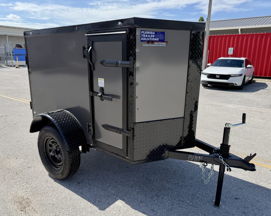 New 2026 Rock Solid Cargo 4X6 SA 2K Cargo/Enclosed Trailer