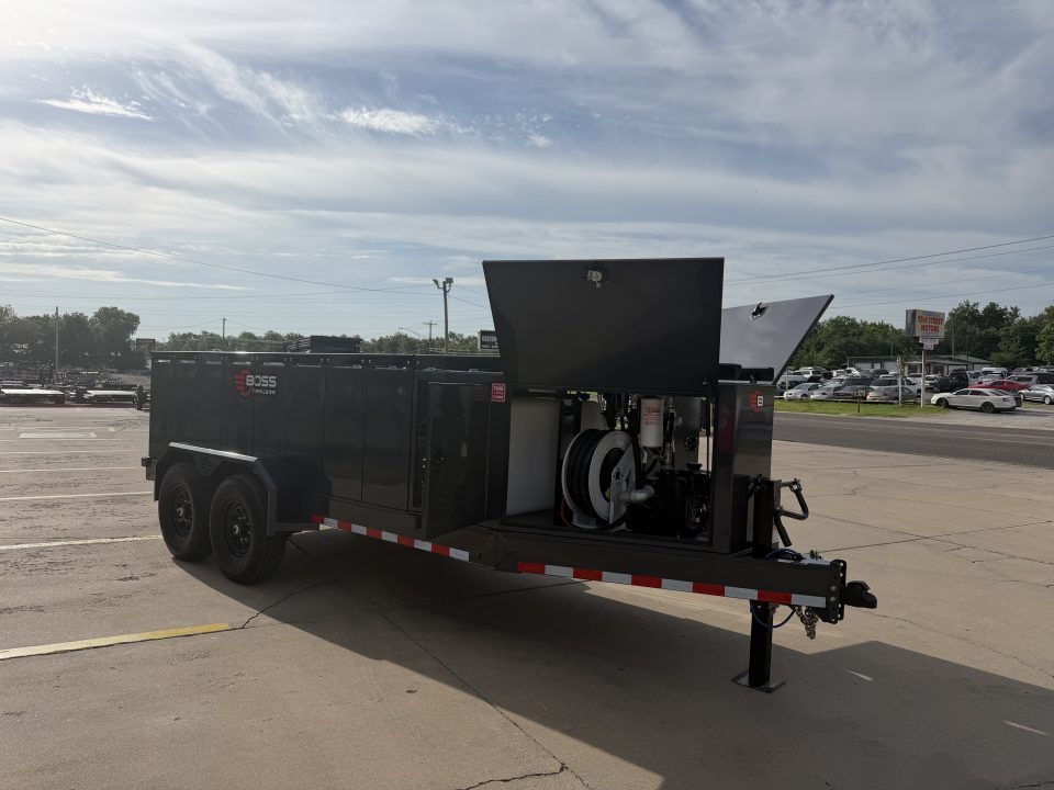 New #503332 2027 BOSS TRAILERS 880 GALLON MULTI TANK FUEL TRAILER 14K