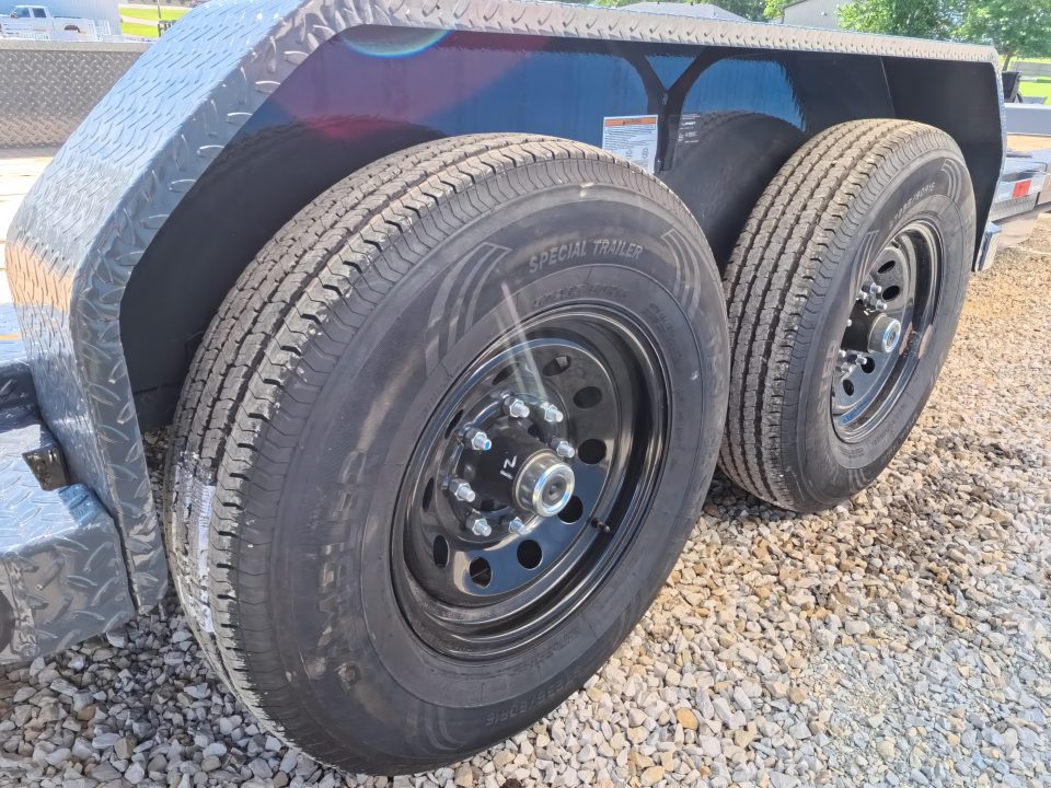 New 2027 Iron Bull 83 x 22 (16+6) TWB Tilt Equipment Trailer w/2 ) 7K Torsion Axles, Electric Brakes, Fork Holders and 10 Ply Tires