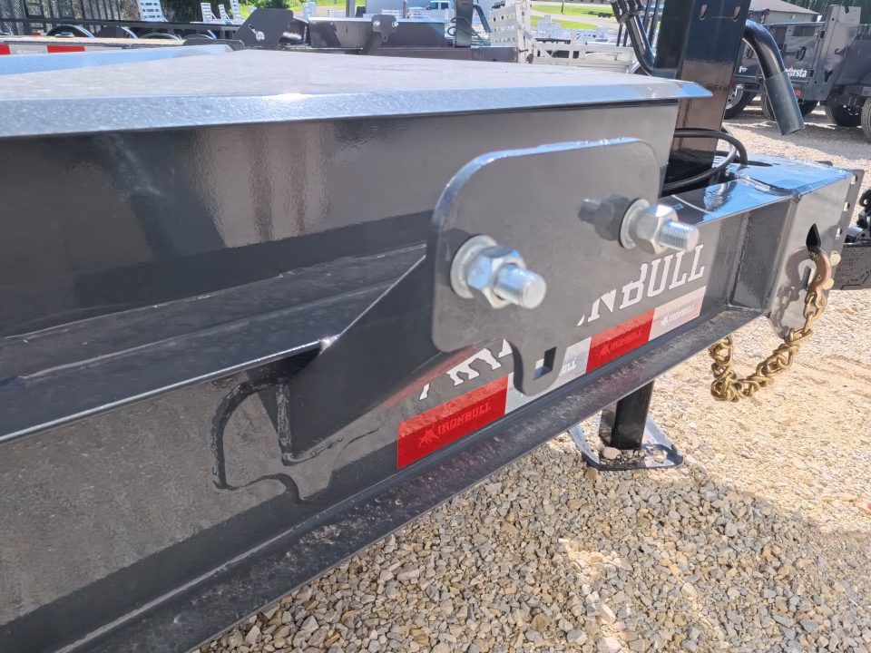 New 2027 Iron Bull 83 x 22 (16+6) TWB Tilt Equipment Trailer w/2 ) 7K Torsion Axles, Electric Brakes, Fork Holders and 10 Ply Tires