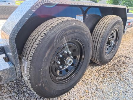 New 2027 Iron Bull 83 x 22 (16+6) TWB Tilt Equipment Trailer w/2 ) 7K Torsion Axles, Electric Brakes, Fork Holders and 10 Ply Tires