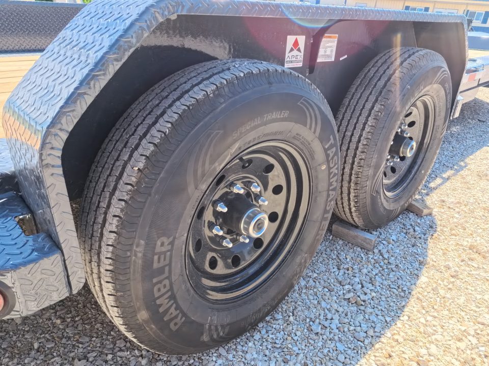 New 2027 Iron Bull 83 x 22 (16+6) TWB Tilt Equipment Trailer, 2) 7K Torsion Axles, Elec. Brakes, Fork Holders and 10 Ply Tires