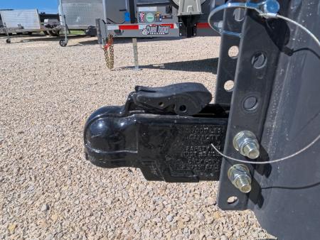 New 2027 Iron Bull 83 x 22 (16+6) TWB Tilt Equipment Trailer, 2) 7K Torsion Axles, Elec. Brakes, Fork Holders and 10 Ply Tires