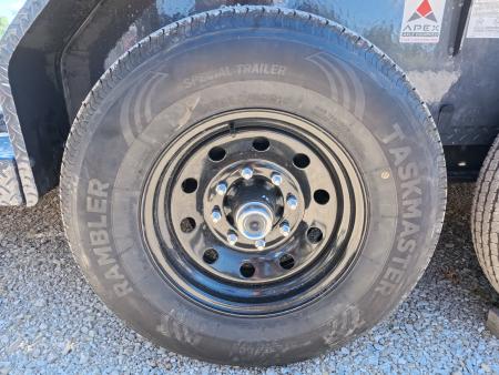 New 2027 Iron Bull 83 x 22 (16+6) TWB Tilt Equipment Trailer, 2) 7K Torsion Axles, Elec. Brakes, Fork Holders and 10 Ply Tires