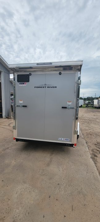 New 2027 US Cargo 6X12 SILVER 3K RAMP W/ SPOILER Cargo / Enclosed Trailer